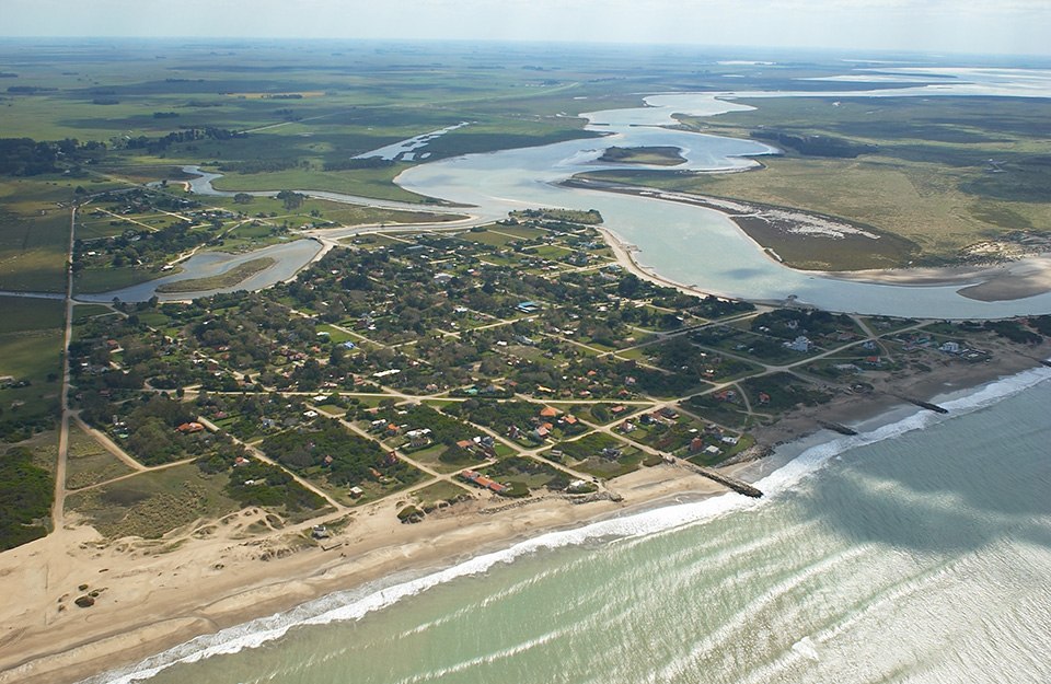 Vista aérea de Mar Chiquita