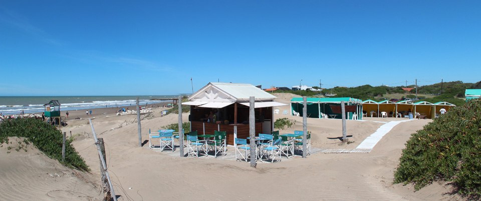 Balneario privado del Hotel Mirador en Mar Chiquita